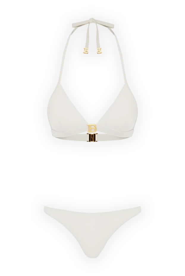 Balmain white two-piece swimsuit made of polyamide and elastane. 177854 - photo 1