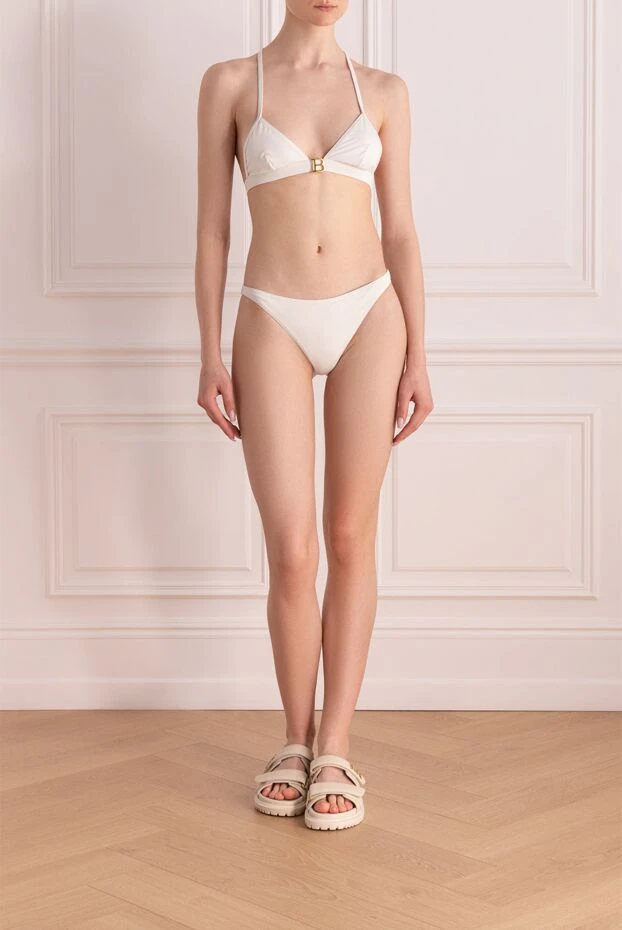 Balmain woman white two-piece swimsuit made of polyamide and elastane buy with prices and photos 177854 - photo 2