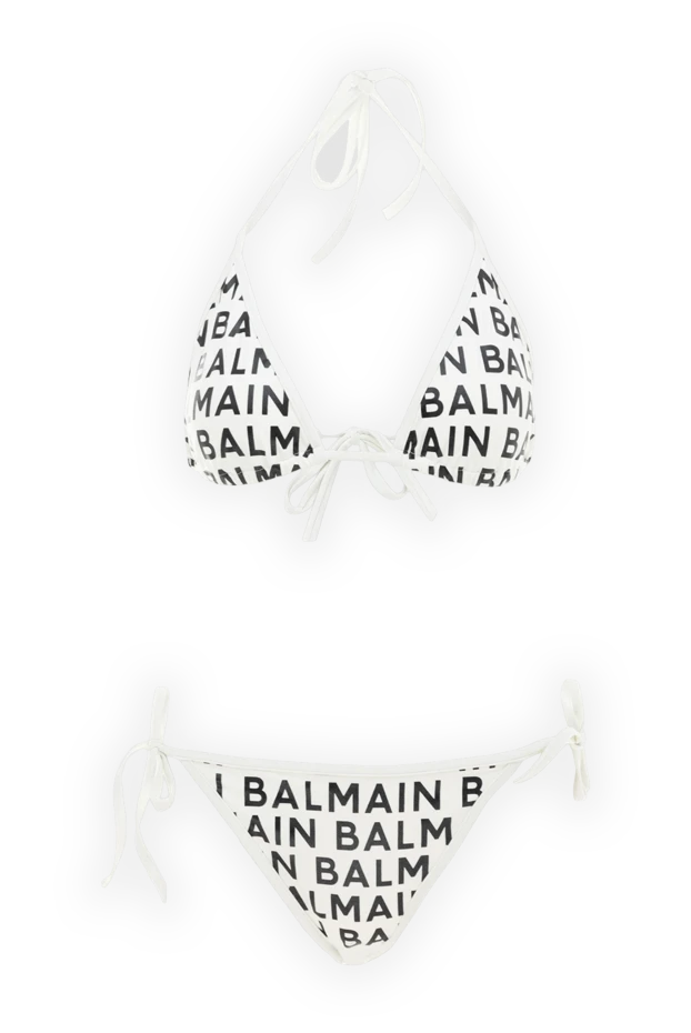 Balmain женские купальник раздельный из полиамида и эластана женский белый купить с ценами и фото 177855 - фото 1
