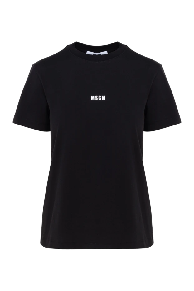 MSGM woman cotton t-shirt for women, black buy with prices and photos 177868 - photo 1