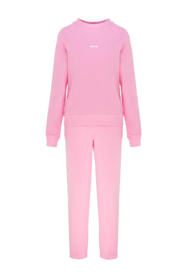 MSGM woman women's pink walking suit made of cotton buy with prices and photos 177876 - photo 1