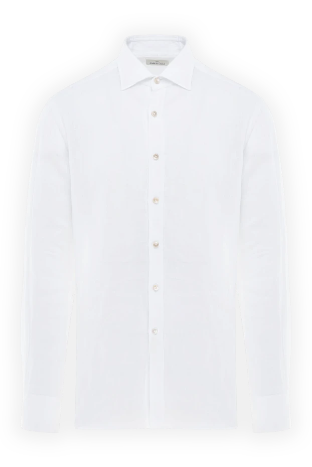 Alessandro Gherardi man men's white linen shirt buy with prices and photos 177879 - photo 1