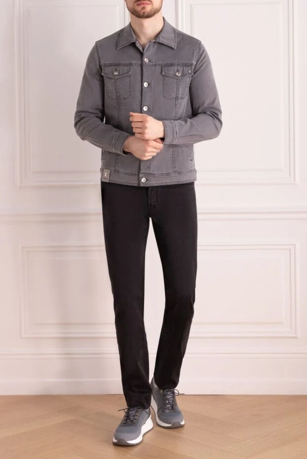 Stefano Ricci джинсы мужские черные 177889 - фото 2