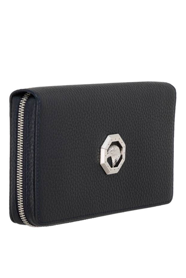 Stefano Ricci портмоне из натуральной кожи черное мужское 177905 - фото 3