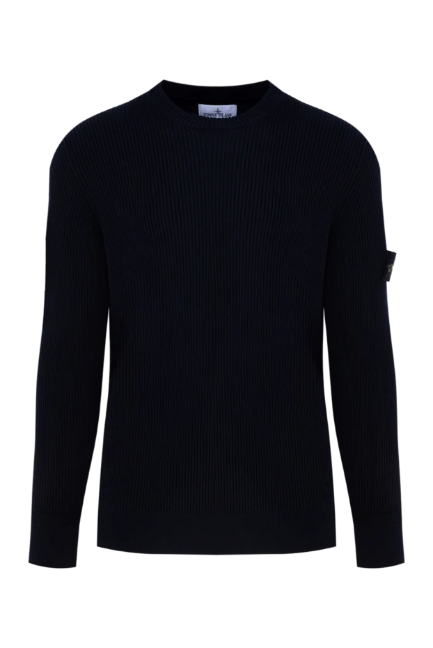 Stone Island man men's blue long sleeve wool jumper buy with prices and photos 177918 - photo 1