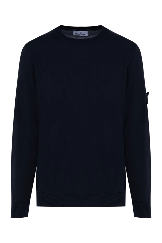 Stone Island man men's blue long sleeve wool jumper buy with prices and photos 177922 - photo 1
