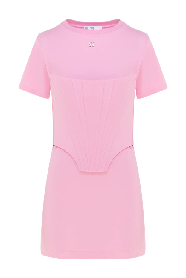Giuseppe Di Morabito жіночі сукня з бавовни жіноча рожева купити фото з цінами 177934 - фото 1