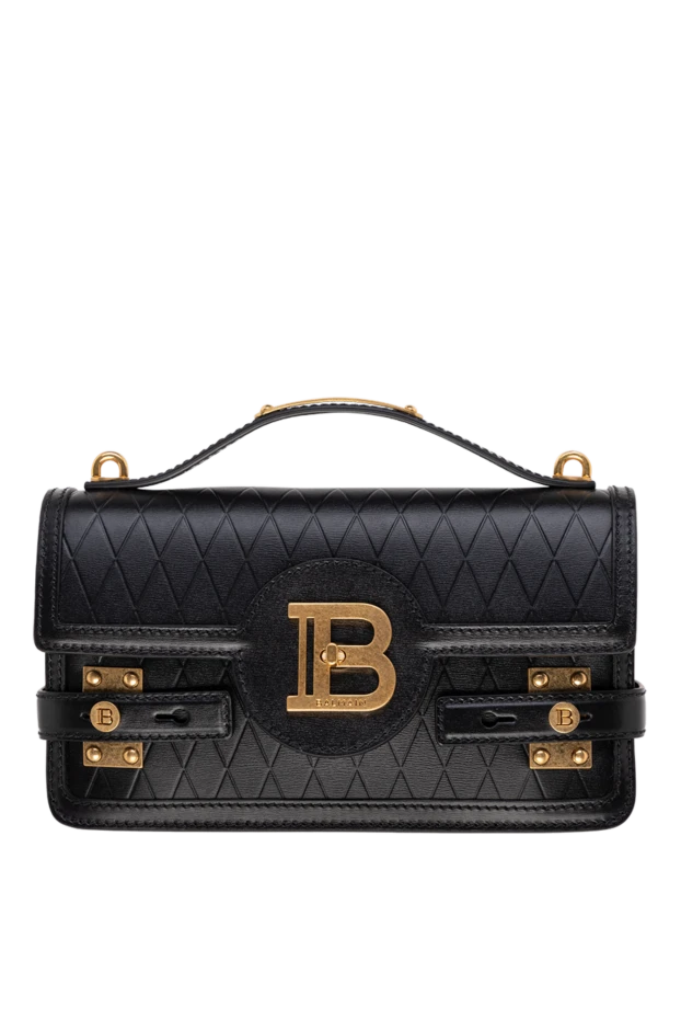 Balmain woman women's black calfskin bag buy with prices and photos 177965 - photo 1