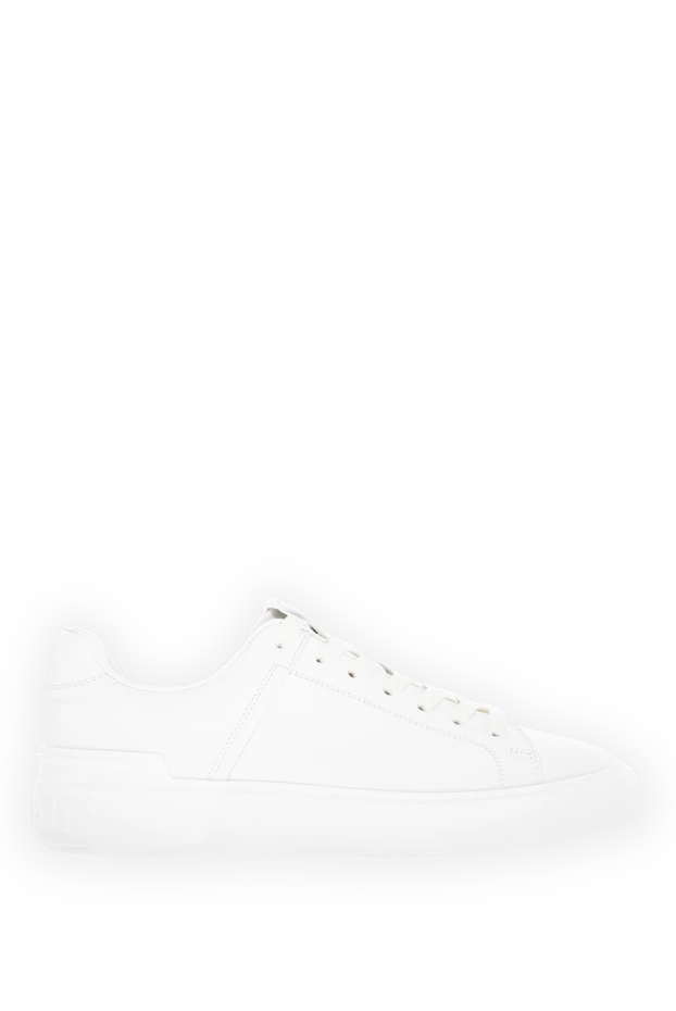 Balmain woman women's white genuine leather sneakers 177968 - photo 1