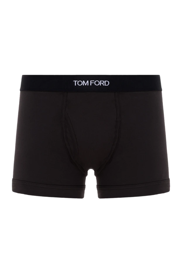 Tom Ford трусы-боксеры из хлопка и эластана мужские серые 177971 - фото 1