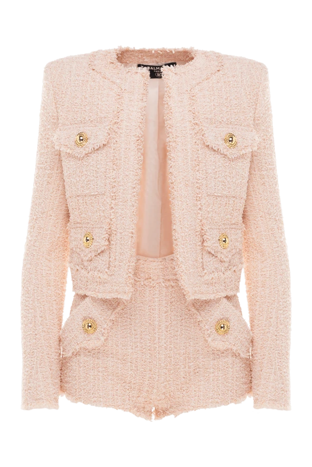 Balmain suit with shorts for women pink 177975 - photo 1