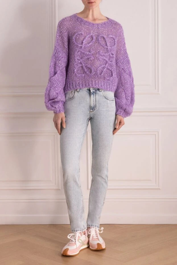 Brunello Cucinelli women's blue cotton jeans 178030 - photo 2