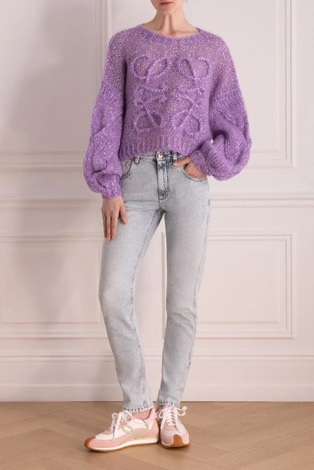 Loewe woman women's jumper purple buy with prices and photos 178032 - photo 2