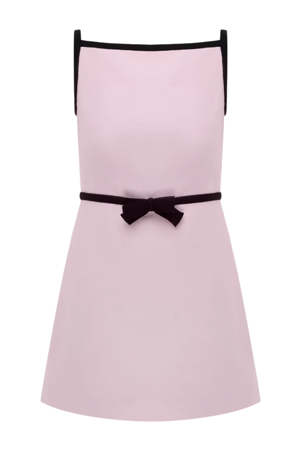 Valentino женские платье из шерсти и шелка женское розовое купить с ценами и фото 178037 - фото 1