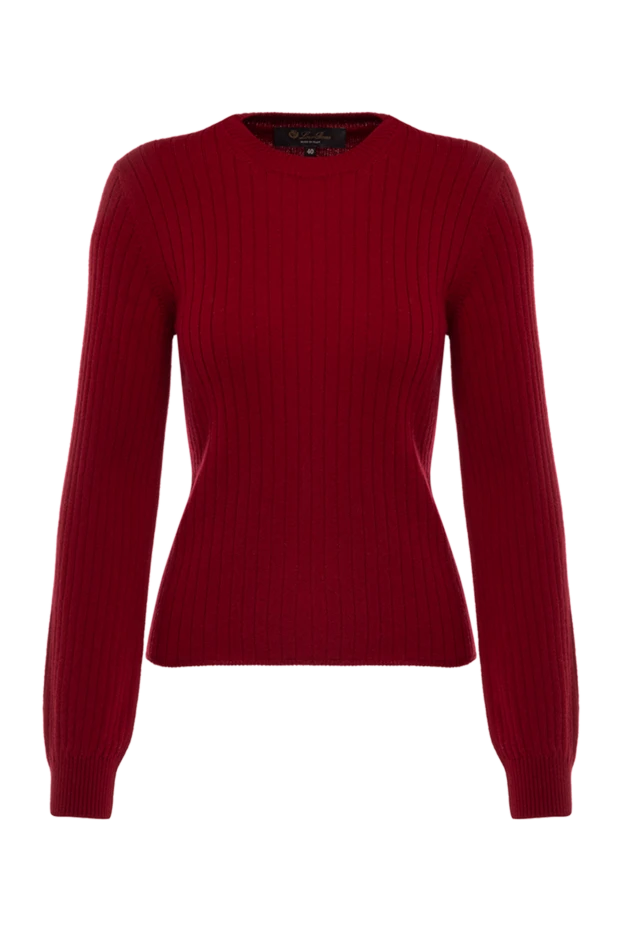 Loro Piana cashmere jumper for women burgundy 178058 - photo 1