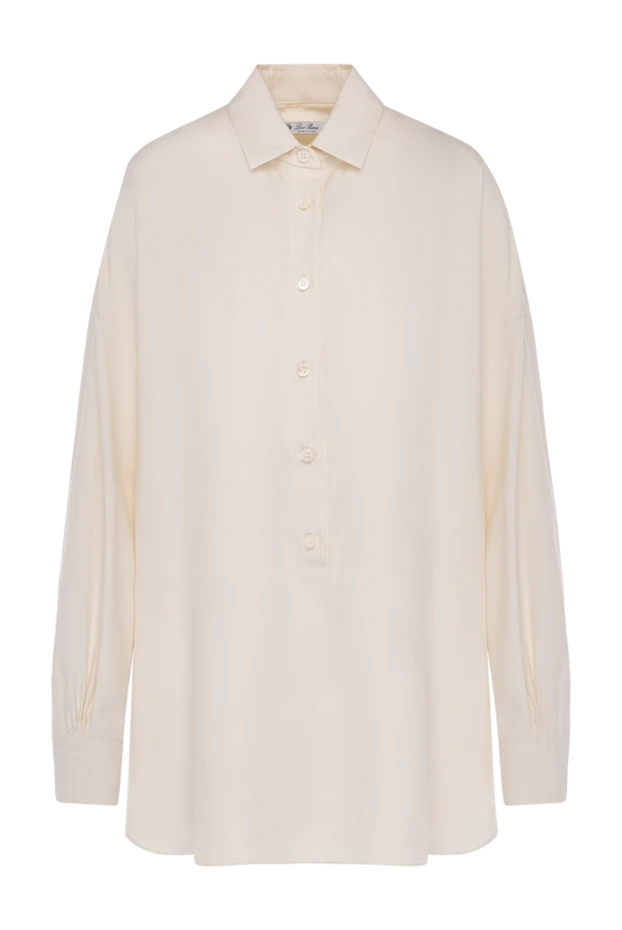 Loro Piana woman women's white silk blouse buy with prices and photos 178067 - photo 1