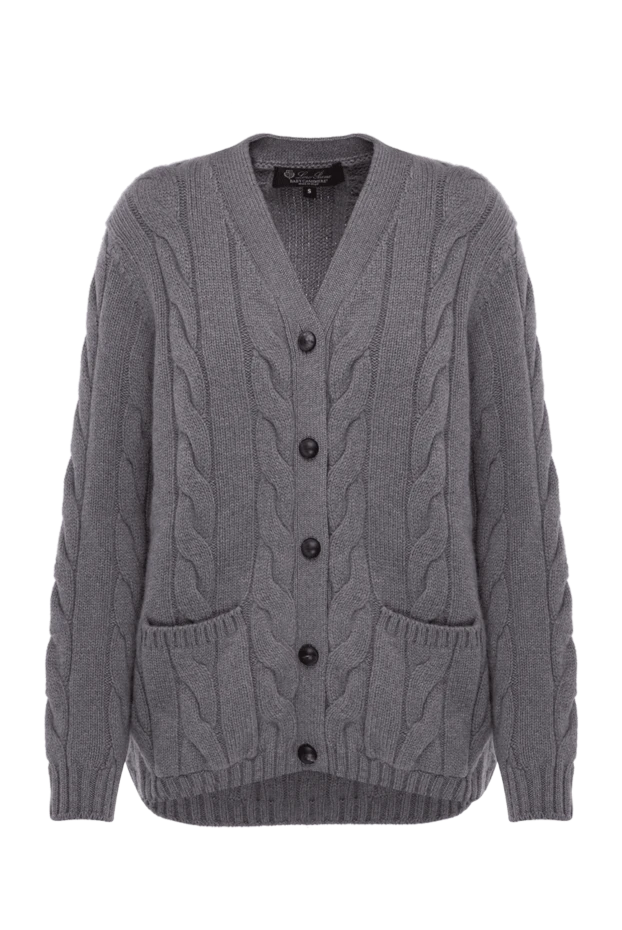 Loro Piana woman gray cashmere cardigan for women buy with prices and photos 178075 - photo 1
