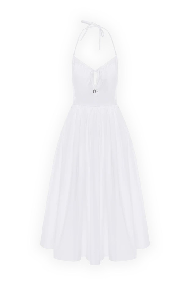 Dolce & Gabbana женские платье из хлопка женское белое купить с ценами и фото 178084 - фото 1