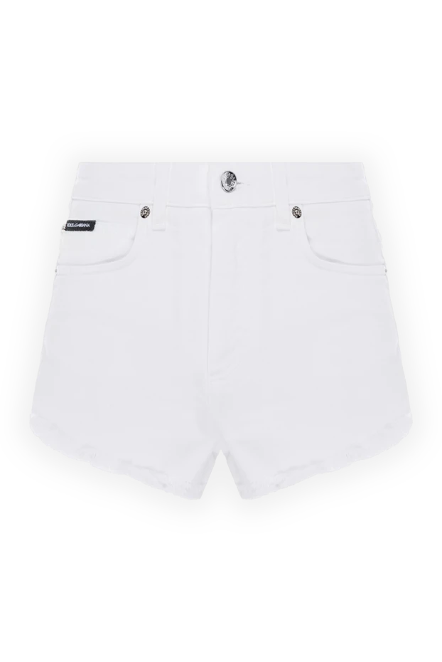 Dolce & Gabbana denim shorts made of cotton and elastane for women white 178085 - photo 1