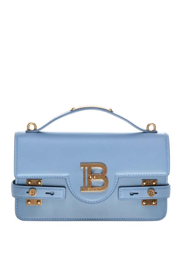 Balmain woman women's leather shoulder bag blue buy with prices and photos 178090 - photo 1
