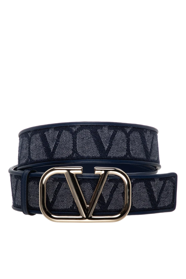 Valentino woman cotton and polyester belt women's blue buy with prices and photos 178095 - photo 1