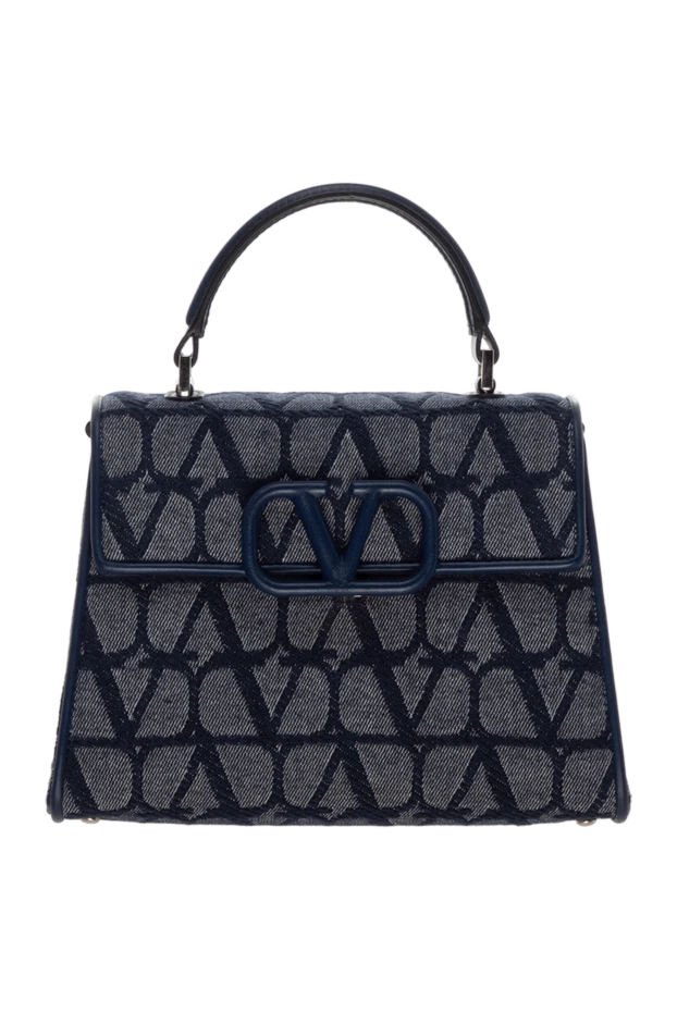 Valentino woman women's blue casual bag made of cotton and polyester buy with prices and photos 178101 - photo 1