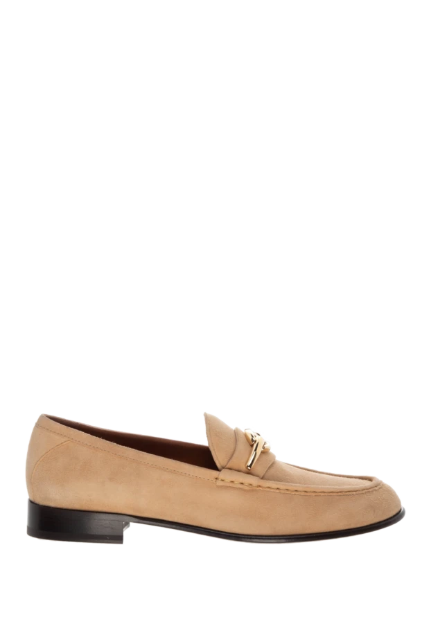 Valentino woman women's beige suede moccasins buy with prices and photos 178105 - photo 1