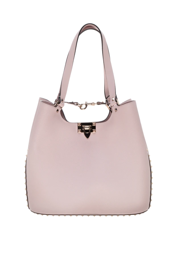 Valentino women's genuine leather bag pink 178109 - photo 1