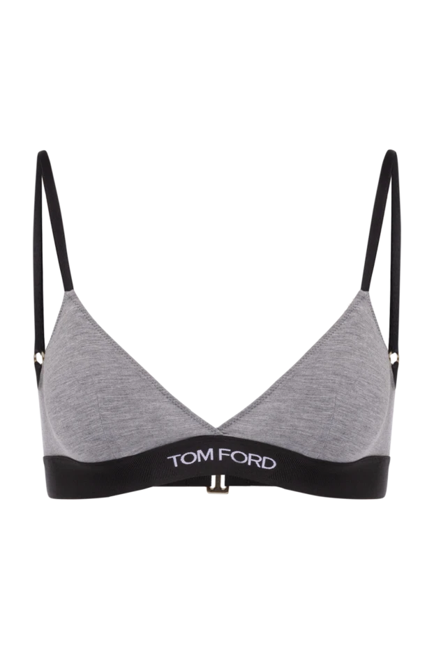 Tom Ford woman modal and elastane bra gray 178110 - photo 1