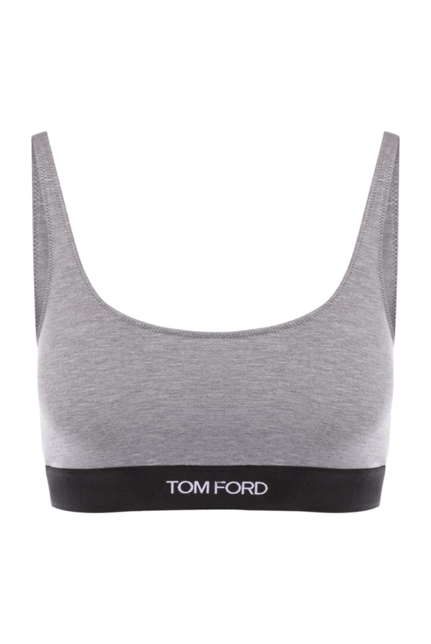 Tom Ford woman modal and elastane bra gray 178116 - photo 1