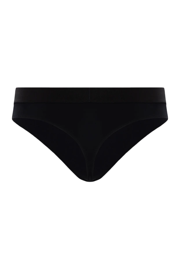 Tom Ford woman women's black modal and elastane panties 178120 - photo 2