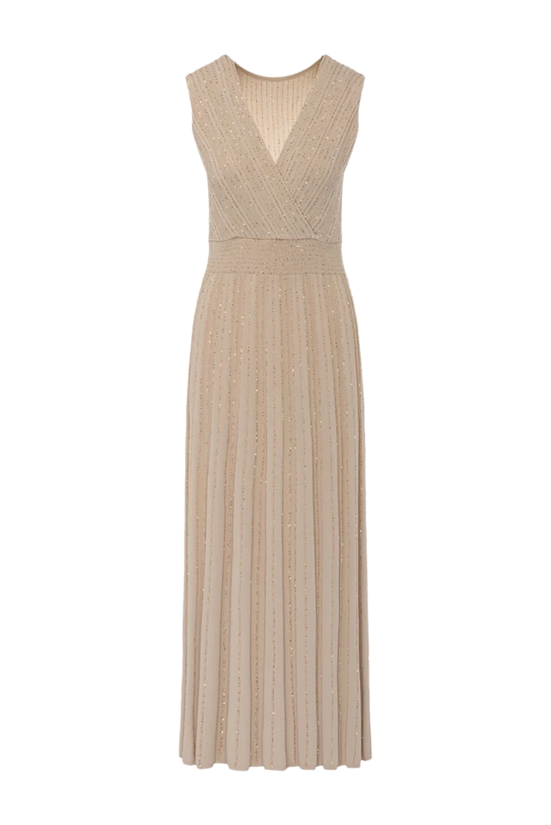 D.Exterior women's beige knitted maxi dress 178141 - photo 1