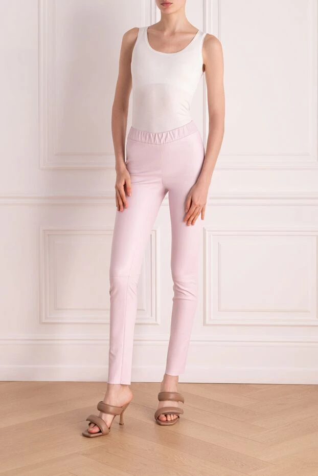 Max&Moi woman leggings made of genuine leather for women, pink buy with prices and photos 178156 - photo 2