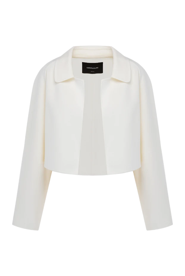 Fabiana Filippi wool and cashmere jacket for women white 178157 - photo 1