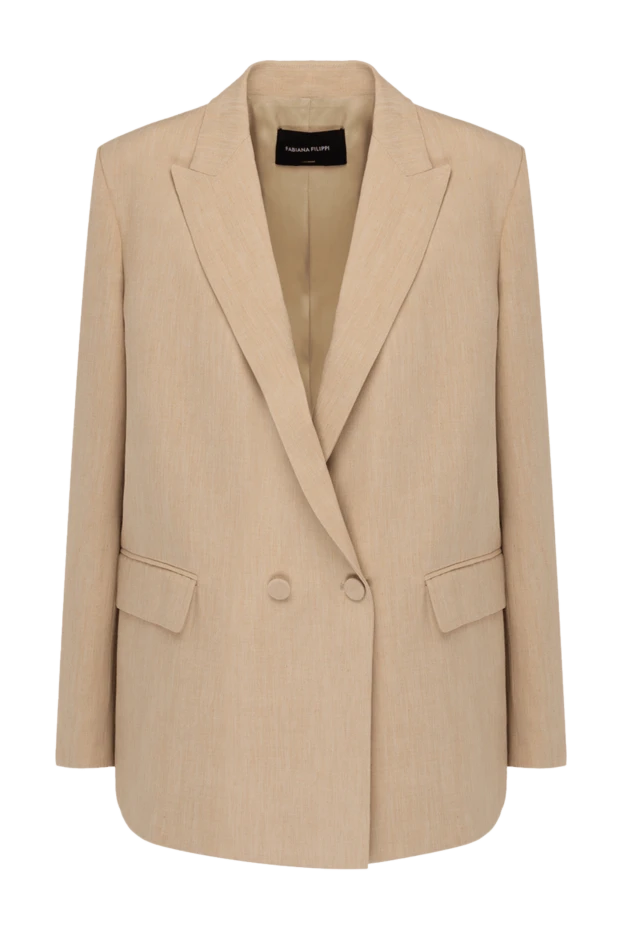 Fabiana Filippi woman women's beige jacket buy with prices and photos 178158 - photo 1