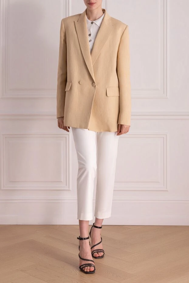 Fabiana Filippi woman women's beige jacket 178158 - photo 2