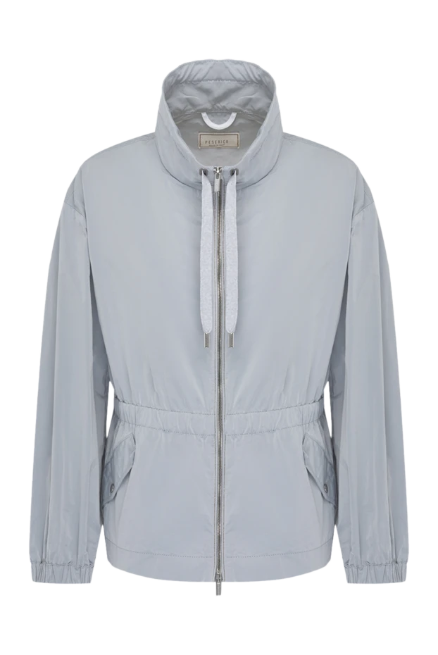 Polyester jacket for women gray