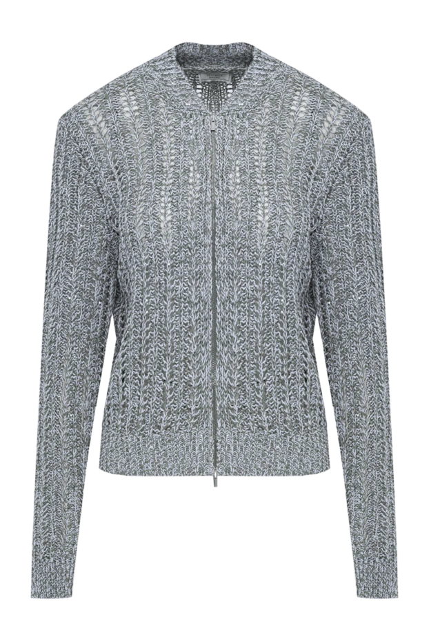 Peserico cardigan made of cotton and polyester for women gray 178170 - photo 1