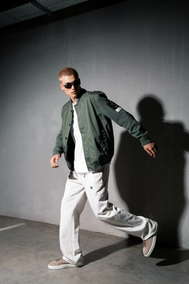 Santoni beige suede sneakers for men 178210 - photo 2