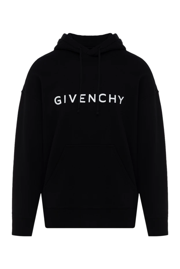 Givenchy man men's black cotton hoodie 178223 - photo 1