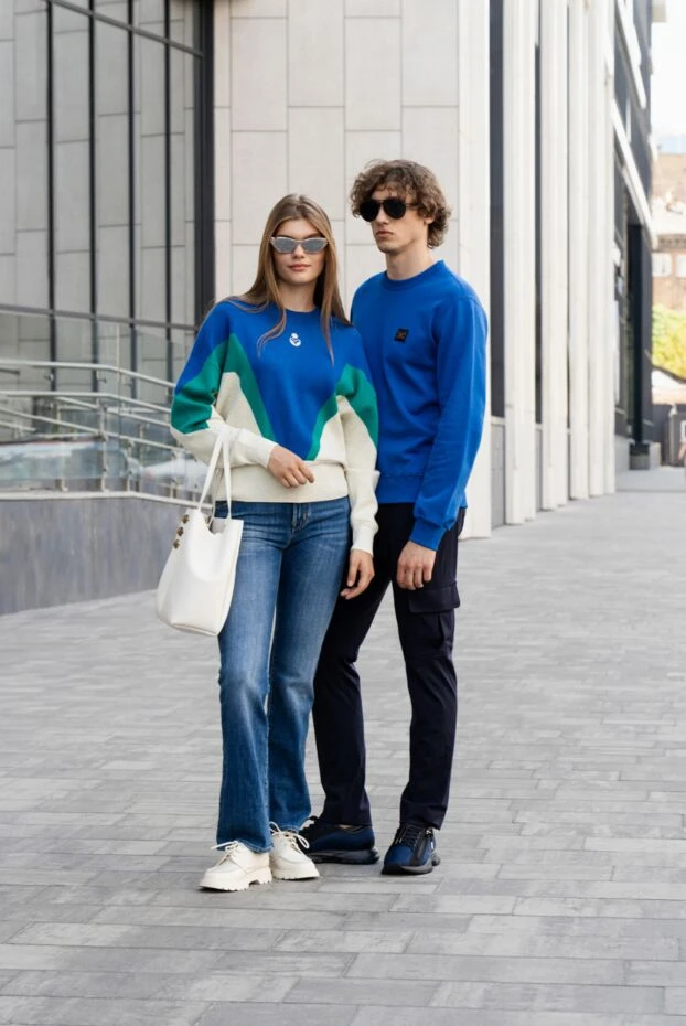 Givenchy кроссовки из полиэстера и полиамида синие мужские 178225 - фото 2