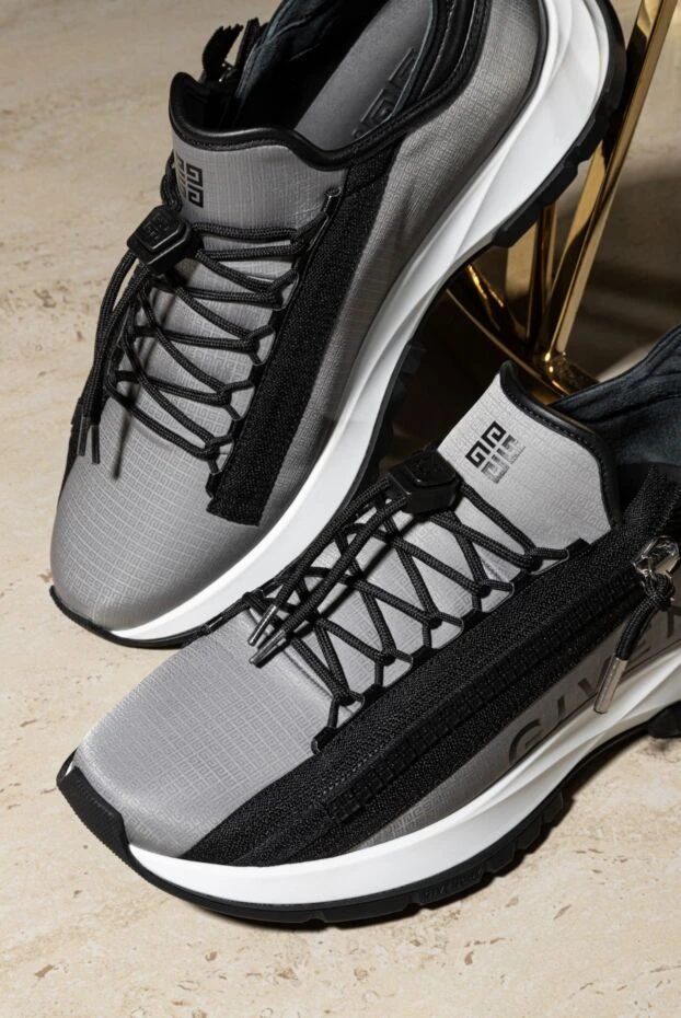 Givenchy кроссовки из полиэстера и полиамида серые мужские 178228 - фото 2