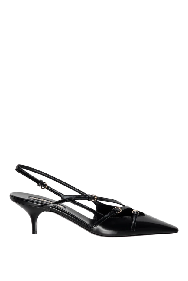 Miu Miu woman women's black heeled shoes made of genuine leather buy with prices and photos 178356 - photo 1