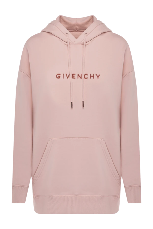 Givenchy женские худи из хлопка женское бежевое 178363 - фото 1