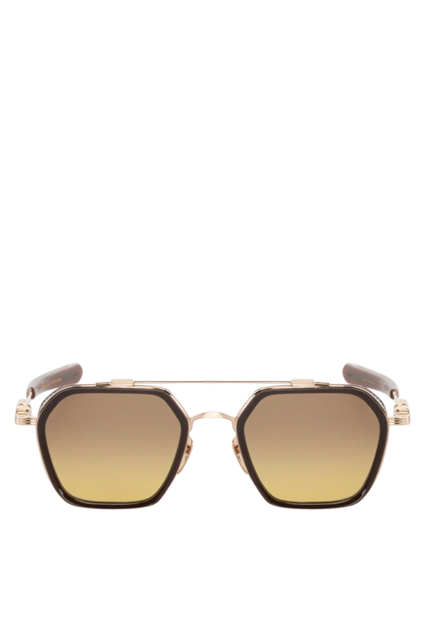 Chrome Hearts чоловічі окуляри сонцезахисні із металу жовті чоловічі купити фото з цінами 178377 - фото 1