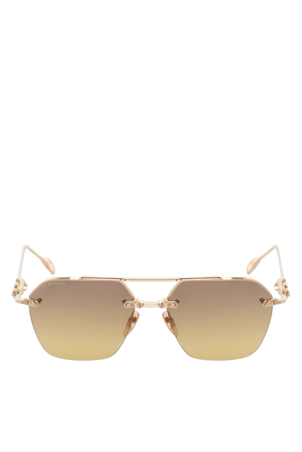 Chrome Hearts чоловічі окуляри сонцезахисні із металу жовті чоловічі купити фото з цінами 178379 - фото 1