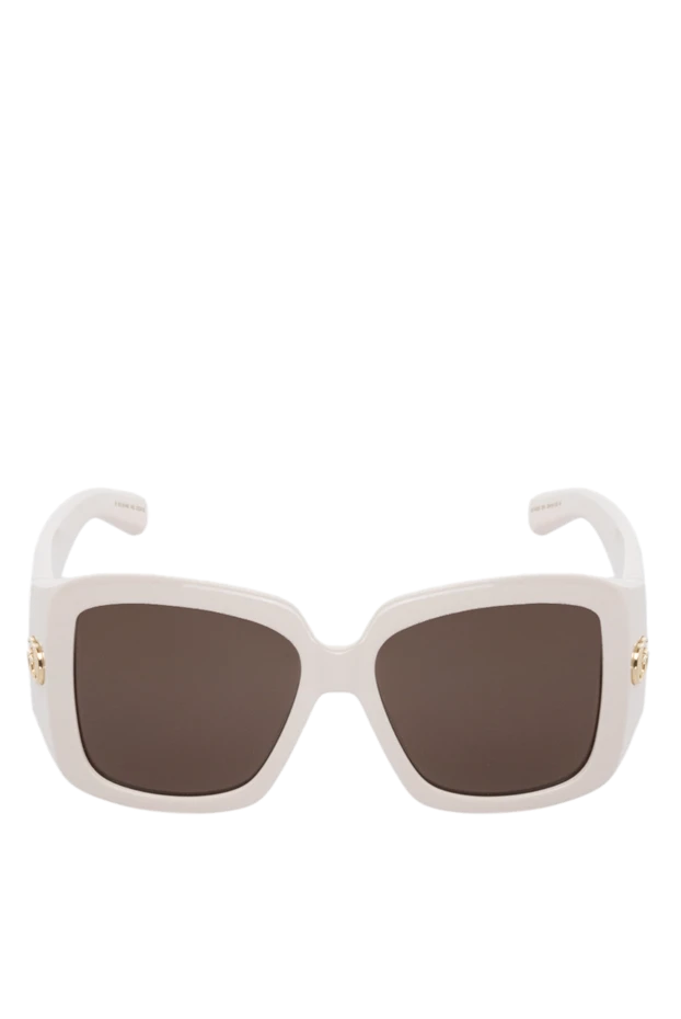 Gucci жіночі окуляри для захисту від сонця із пластмаси жіночі білі купити фото з цінами 178396 - фото 1