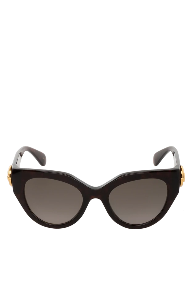 Gucci женские очки солнцезащитные из пластика черные купить с ценами и фото 178397 - фото 1
