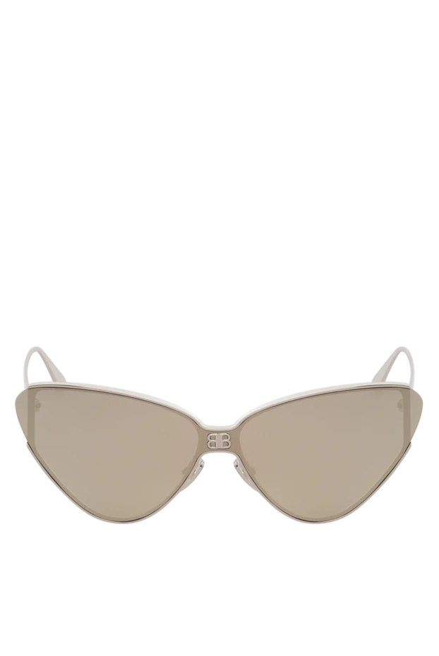 Balenciaga женские очки солнцезащитные из металла серые купить с ценами и фото 178399 - фото 1