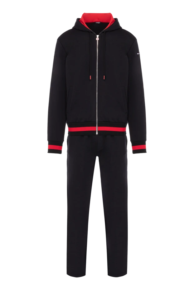 Kiton men's black cotton walking suit 178410 - photo 1